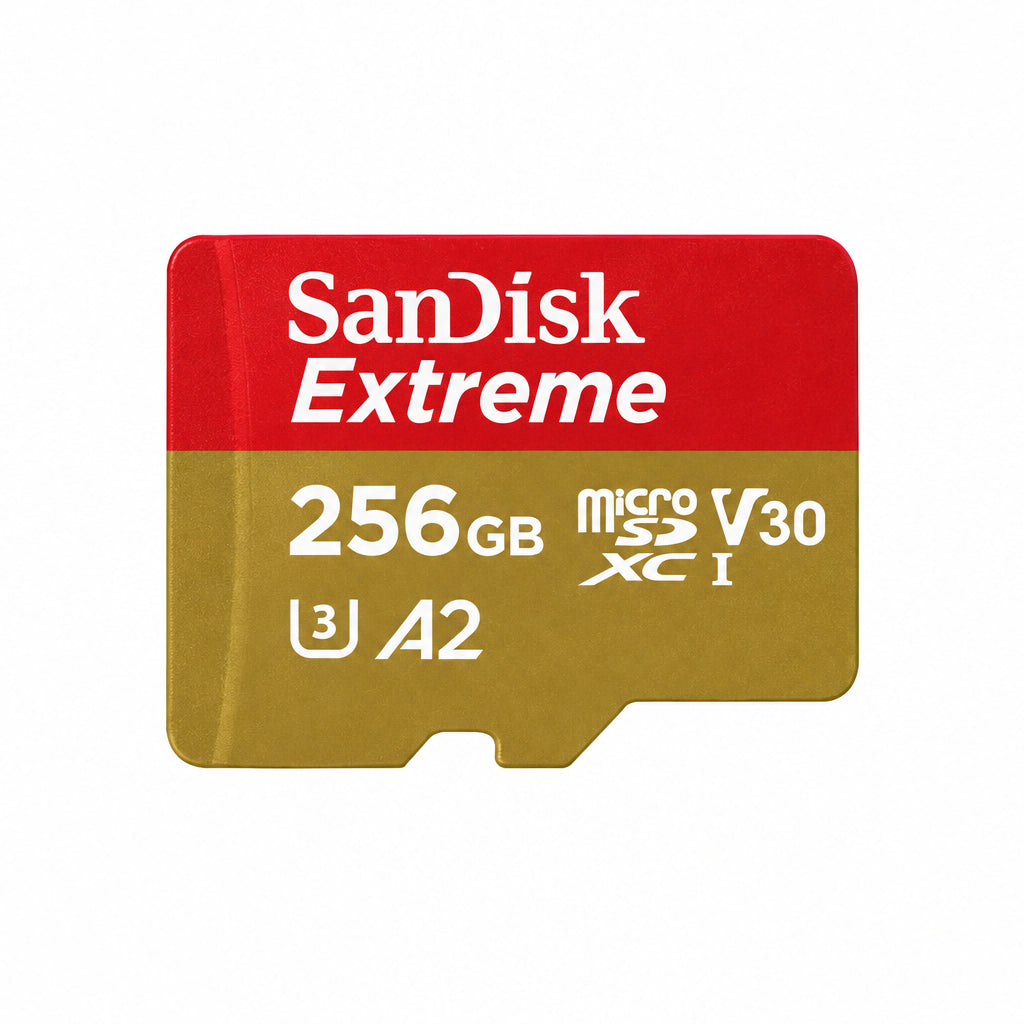 SANDISK 256GB Extreme microSD Card & Adapter, Up to 190MB/s Read Speeds